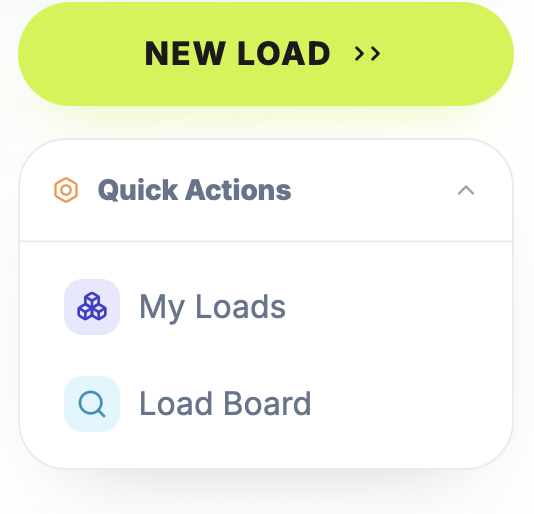Carrier quick actions preview